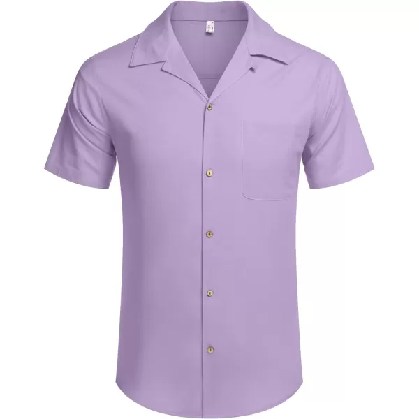 COOFANDY Men's Hawaiian Floral Shirts Cotton Linen Button Down Tropical Holiday Beach Shirts