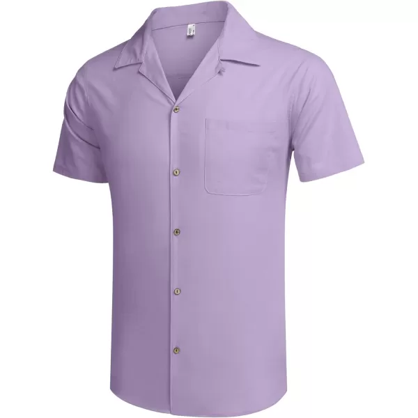 COOFANDY Men's Hawaiian Floral Shirts Cotton Linen Button Down Tropical Holiday Beach Shirts