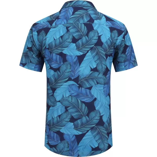 COOFANDY Mens Hawaiian Shirt Short Sleeve Button Down Shirt Tropical Summer Beach Shirt