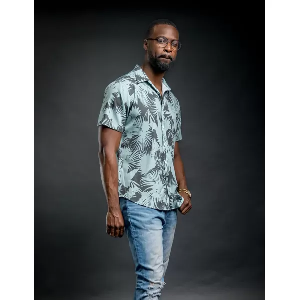 COOFANDY Mens Hawaiian Shirts Short Sleeve Button Down Aloha Shirt Casual Beach Clothes