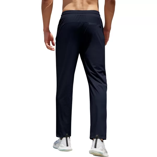 COOFANDY Men's Hiking Pants Lightweight Athletic Pants Quick Dry Active Running Joggers with Zipper Pockets