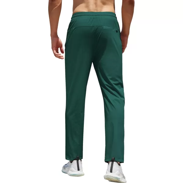 COOFANDY Men's Hiking Pants Lightweight Athletic Pants Quick Dry Active Running Joggers with Zipper Pockets
