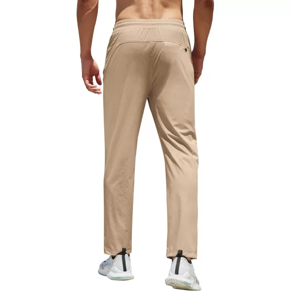 COOFANDY Men's Hiking Pants Lightweight Athletic Pants Quick Dry Active Running Joggers with Zipper Pockets