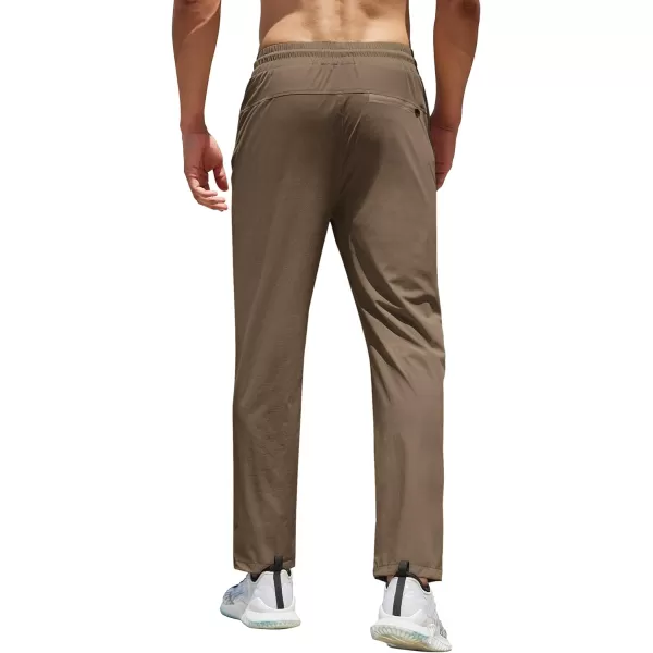 COOFANDY Men's Hiking Pants Lightweight Athletic Pants Quick Dry Active Running Joggers with Zipper Pockets