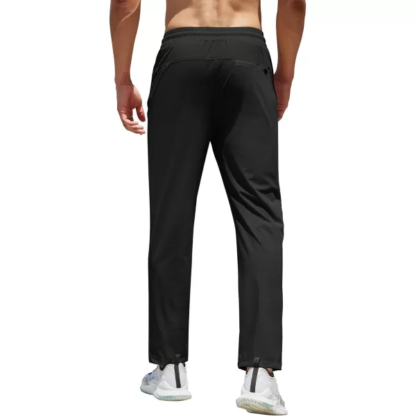 COOFANDY Men's Hiking Pants Lightweight Athletic Pants Quick Dry Active Running Joggers with Zipper Pockets