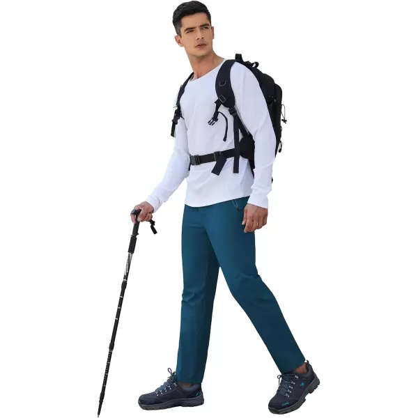 COOFANDY Men's Hiking Pants Lightweight Athletic Pants Quick Dry Active Running Joggers with Zipper Pockets