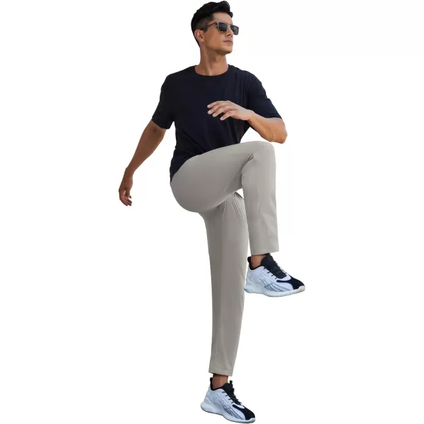 COOFANDY Men's Hiking Pants Lightweight Athletic Pants Quick Dry Active Running Joggers with Zipper Pockets