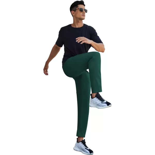 COOFANDY Men's Hiking Pants Lightweight Athletic Pants Quick Dry Active Running Joggers with Zipper Pockets