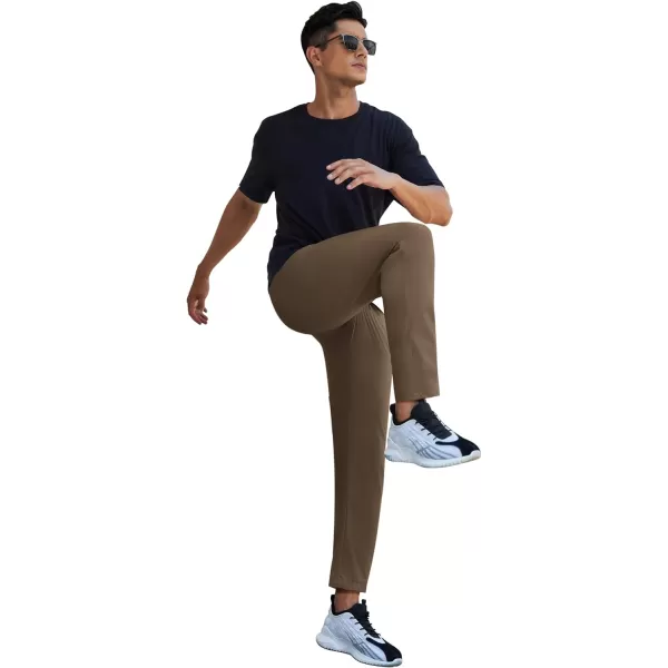 COOFANDY Men's Hiking Pants Lightweight Athletic Pants Quick Dry Active Running Joggers with Zipper Pockets