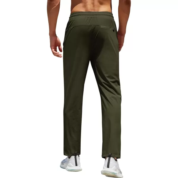 COOFANDY Men's Hiking Pants Lightweight Athletic Pants Quick Dry Active Running Joggers with Zipper Pockets