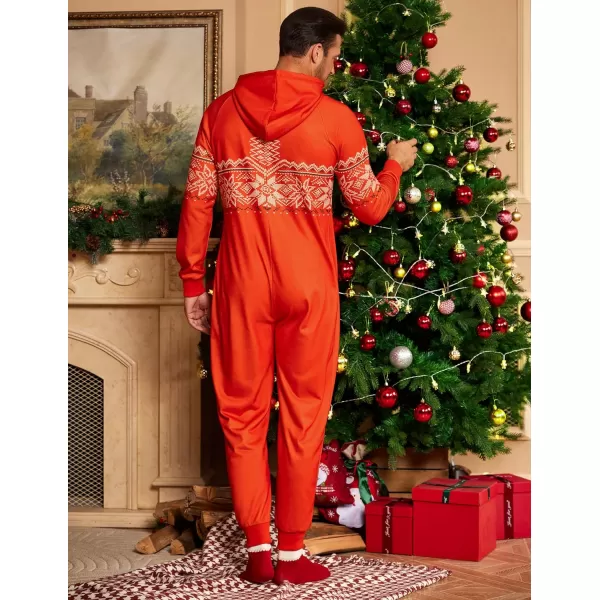 COOFANDY Mens Jumpsuit Onesie Rompers Drawtsring Hooded Full Zip One Piece Tracksuit with Pockets