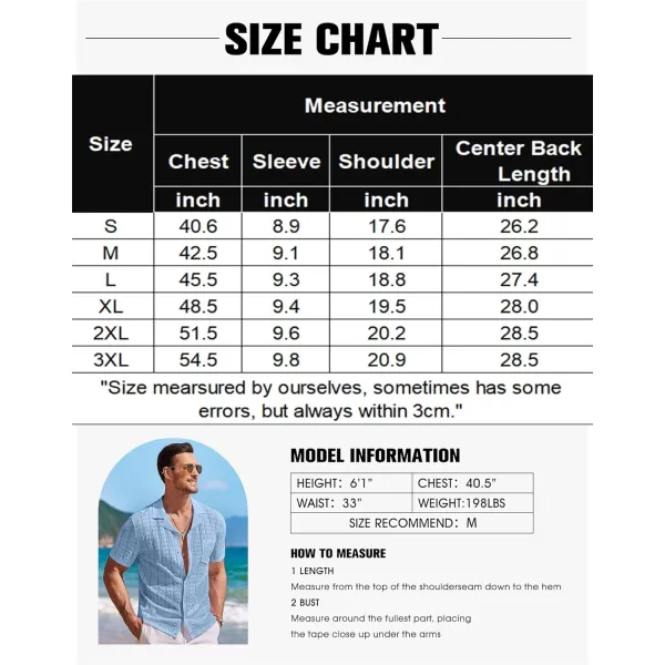 COOFANDY Men's Knit Button Down Shirt Short Sleeve Vintage Polo Shirts Summer Casual Beach Tops