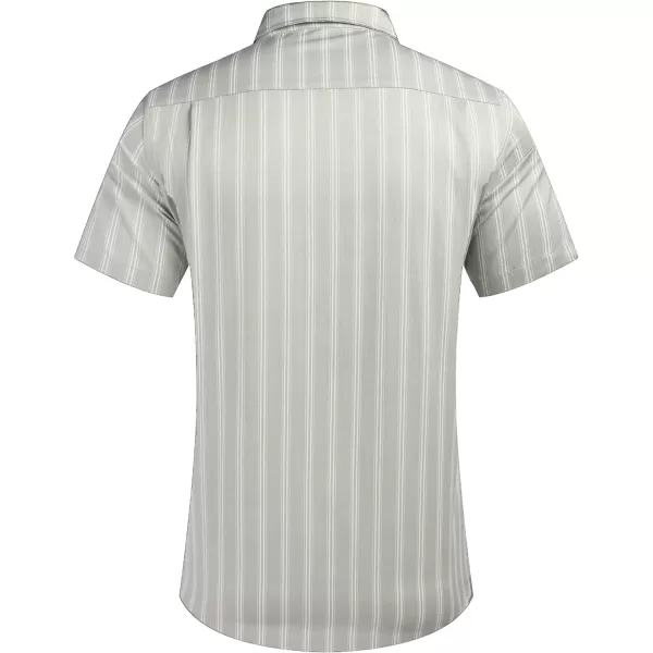 COOFANDY Men's Linen Shirts Casual Button Down Short Sleeve Summer Beach Shirt Hawaiian Vacation Shirts