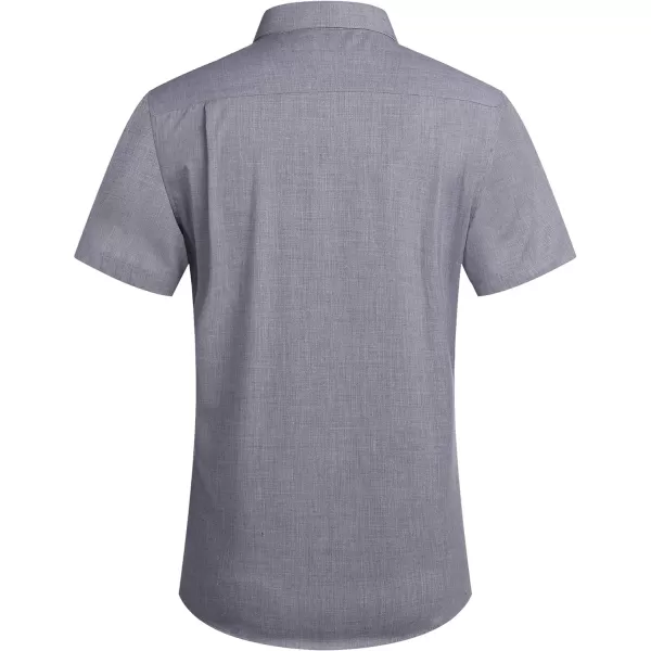 COOFANDY Men's Linen Shirts Casual Button Down Short Sleeve Summer Beach Shirt Hawaiian Vacation Shirts