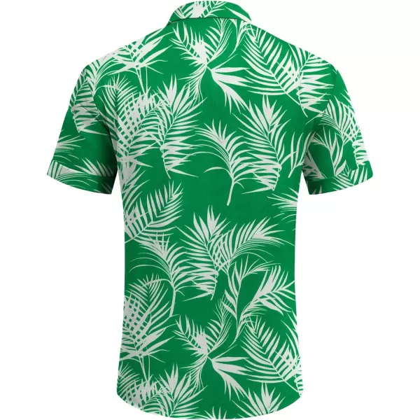 COOFANDY Men's Linen Shirts Short Sleeve Casual Shirts Button Down Shirt for Men Beach Summer Wedding Shirt