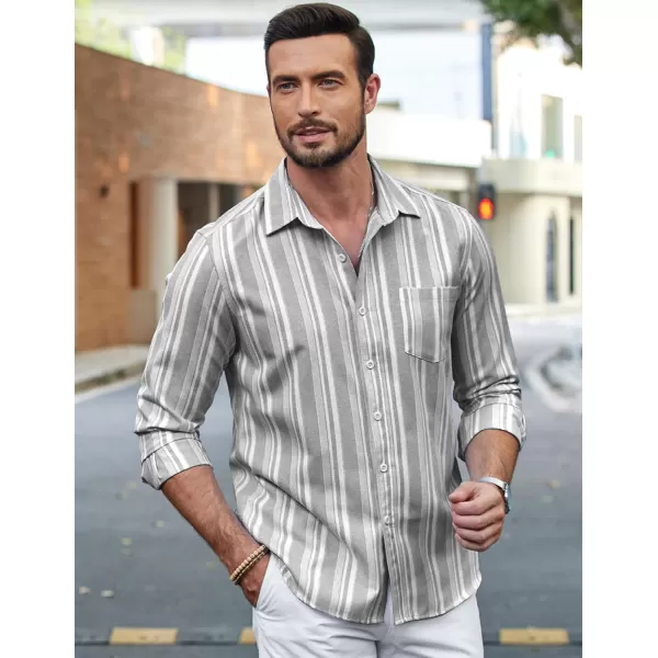 COOFANDY Men's Long Sleeve Button Down Shirt Casual Regular-Fit Oxford Dress Shirts