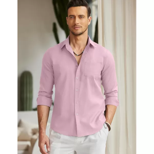 COOFANDY Men's Long Sleeve Button Down Shirt Casual Regular-Fit Oxford Dress Shirts