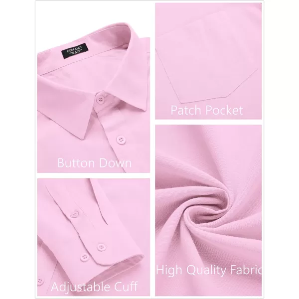 COOFANDY Men's Long Sleeve Button Down Shirt Casual Regular-Fit Oxford Dress Shirts