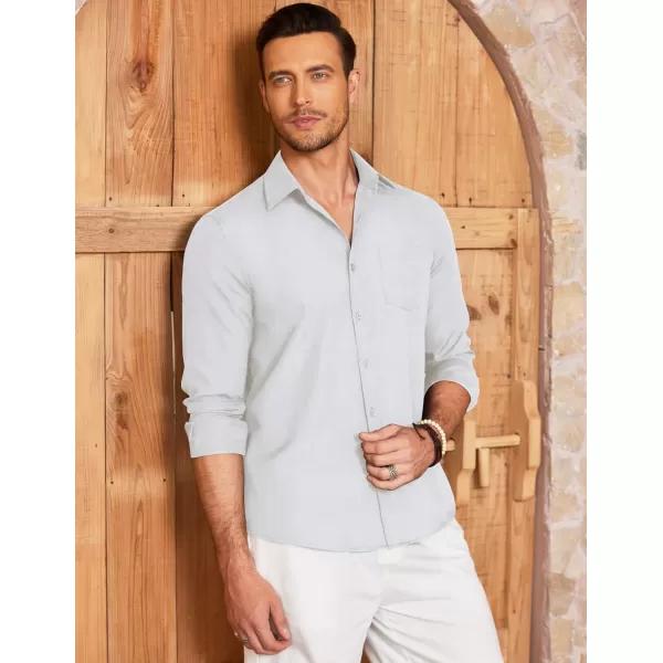 COOFANDY Men's Long Sleeve Button Down Shirt Casual Regular-Fit Oxford Dress Shirts