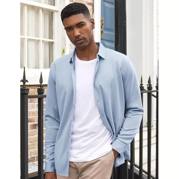 COOFANDY Men's Long Sleeve Wrinkle Free Shirt Button Down Casual Dress Shirts