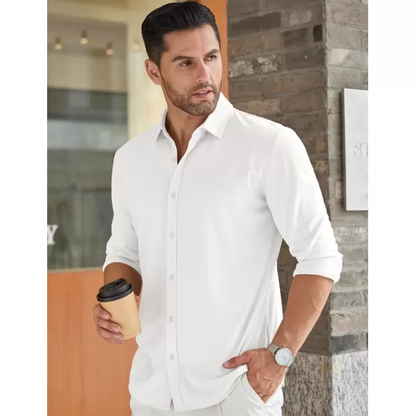 COOFANDY Men's Long Sleeve Wrinkle Free Shirt Button Down Casual Dress Shirts