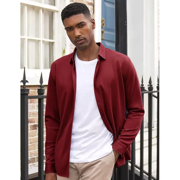 COOFANDY Men's Long Sleeve Wrinkle Free Shirt Button Down Casual Dress Shirts