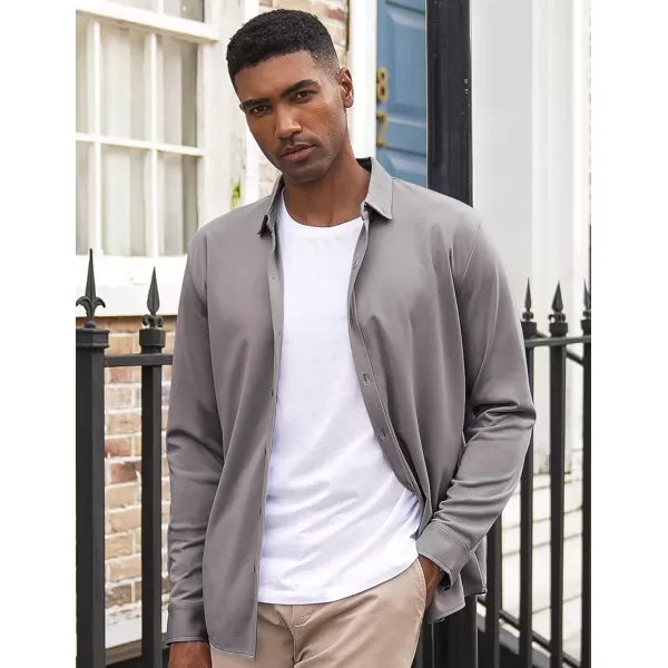 COOFANDY Men's Long Sleeve Wrinkle Free Shirt Button Down Casual Dress Shirts