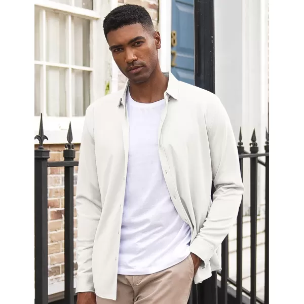 COOFANDY Men's Long Sleeve Wrinkle Free Shirt Button Down Casual Dress Shirts