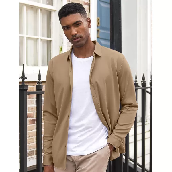 COOFANDY Men's Long Sleeve Wrinkle Free Shirt Button Down Casual Dress Shirts