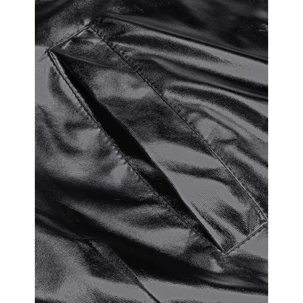 COOFANDY Men's Metallic Jacket 70s Disco Christmas Party Varsity Jacket Zip-up Baseball Bomber