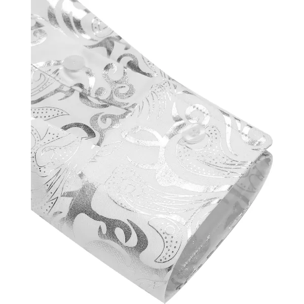COOFANDY Men's Paisley Shirt Luxury Disco Long Sleeve Button Down Dress Shirts