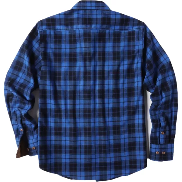 COOFANDY Mens Plaid Shirt Jacket Button Down Long Sleeve Shirts Western Work Shirts