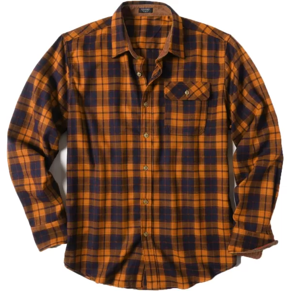 COOFANDY Mens Plaid Shirt Jacket Button Down Long Sleeve Shirts Western Work Shirts