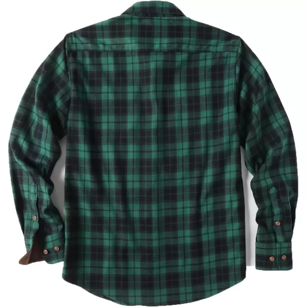COOFANDY Mens Plaid Shirt Jacket Button Down Long Sleeve Shirts Western Work Shirts