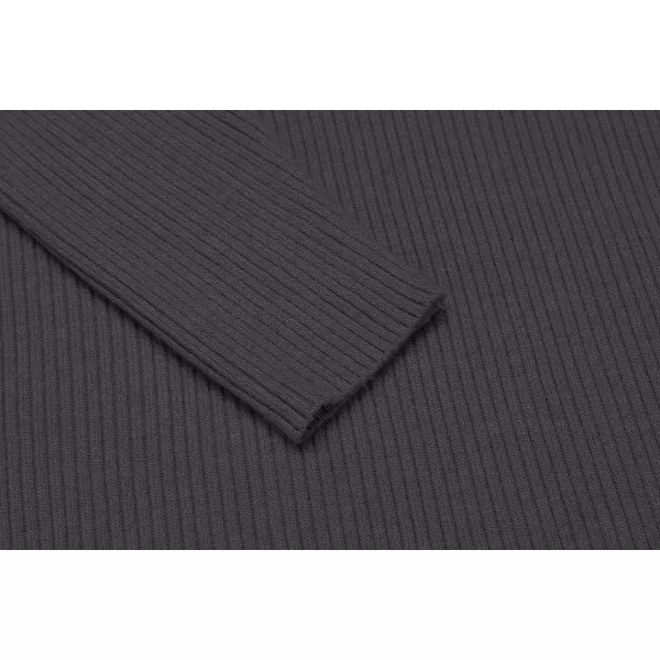 COOFANDY Mens Ribbed Slim Fit Knitted Pullover Turtleneck Sweater