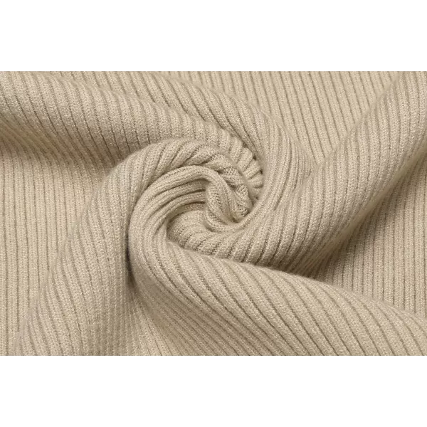 COOFANDY Mens Ribbed Slim Fit Knitted Pullover Turtleneck Sweater