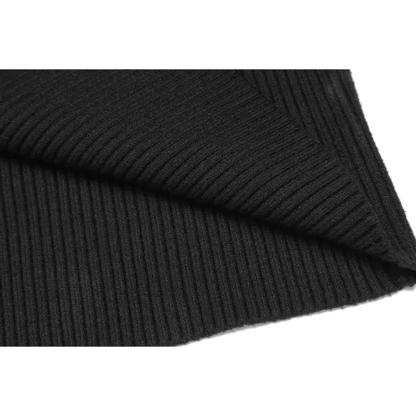 COOFANDY Mens Ribbed Slim Fit Knitted Pullover Turtleneck Sweater