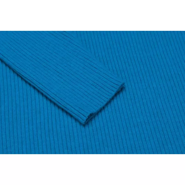 COOFANDY Mens Ribbed Slim Fit Knitted Pullover Turtleneck Sweater