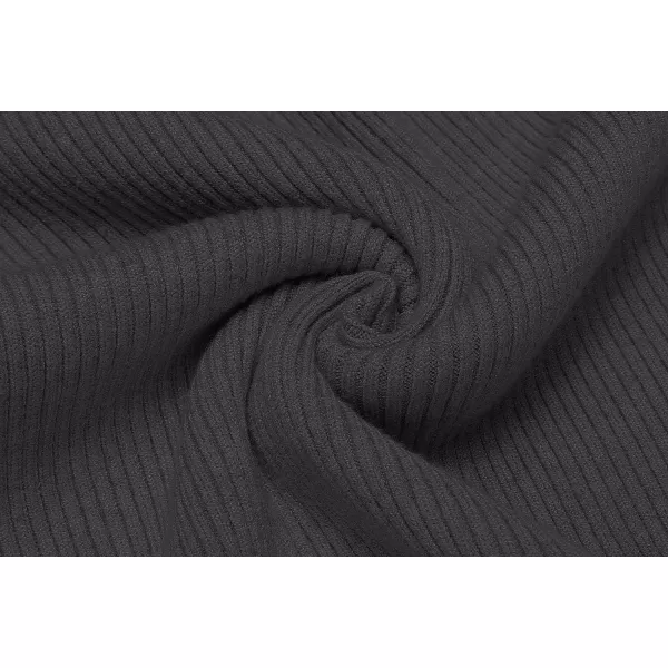 COOFANDY Mens Ribbed Slim Fit Knitted Pullover Turtleneck Sweater