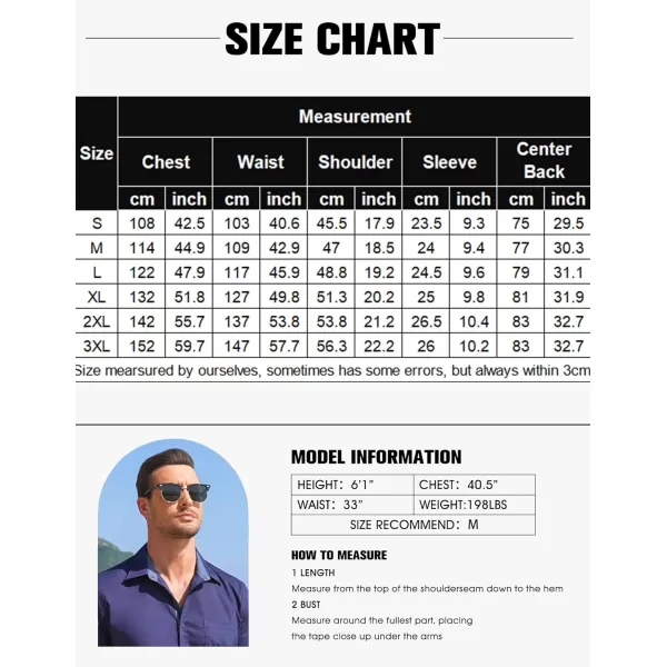 COOFANDY Men's Short Sleeve Button Down Dress Shirts Wrinkle Free Muscle Fit Stretch Shirt Summer Business Casual Tops
