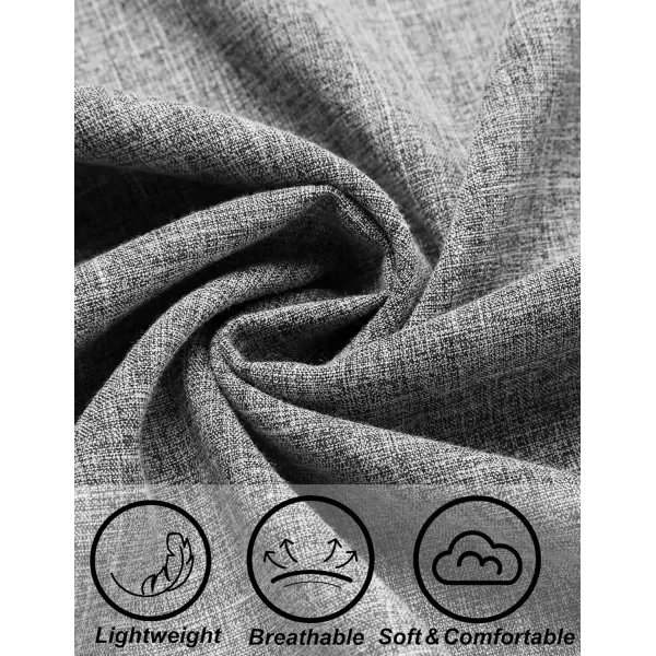 COOFANDY Mens Short Sleeve Button Down Shirts Casual Loose Fit Summer Beach Shirts Linen Texture Shirt
