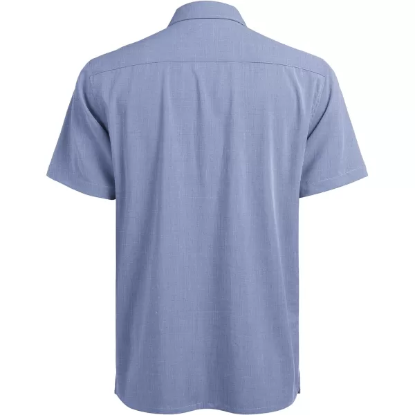 COOFANDY Mens Short Sleeve Cuban Guayabera Shirt Casual Summer Beach Button Down Shirts