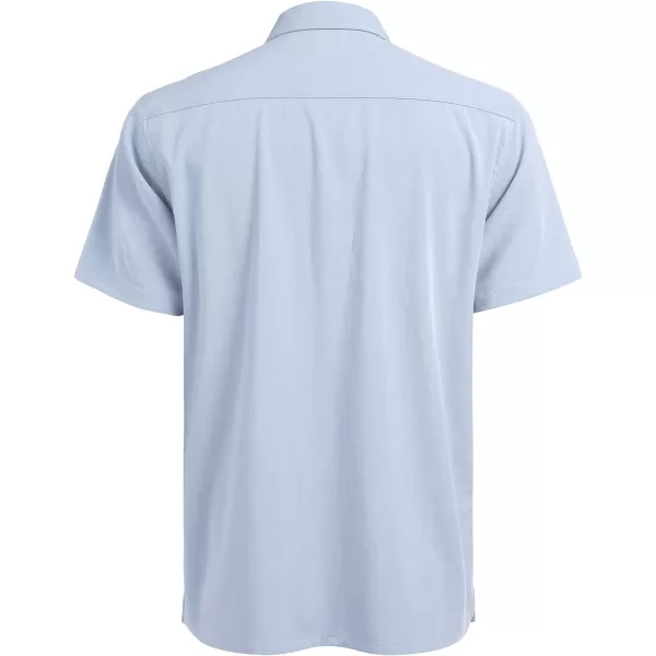 COOFANDY Mens Short Sleeve Cuban Guayabera Shirt Casual Summer Beach Button Down Shirts