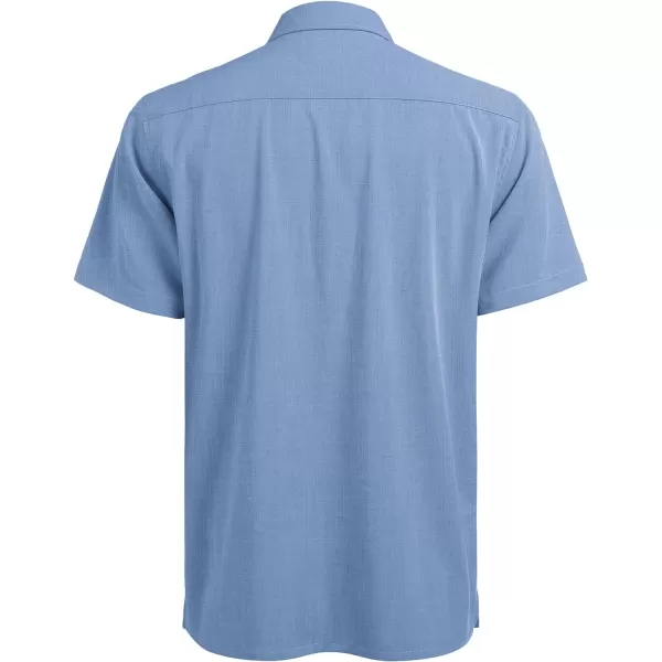 COOFANDY Mens Short Sleeve Cuban Guayabera Shirt Casual Summer Beach Button Down Shirts