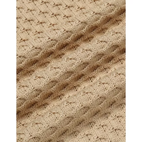 COOFANDY Men's Slim Fit Turtleneck Sweater Casual Knitted Twisted Pullover Solid Sweaters