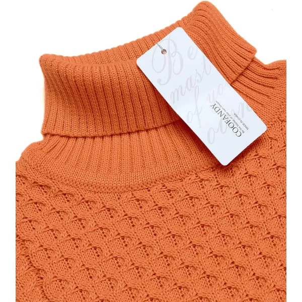 COOFANDY Men's Slim Fit Turtleneck Sweater Casual Knitted Twisted Pullover Solid Sweaters