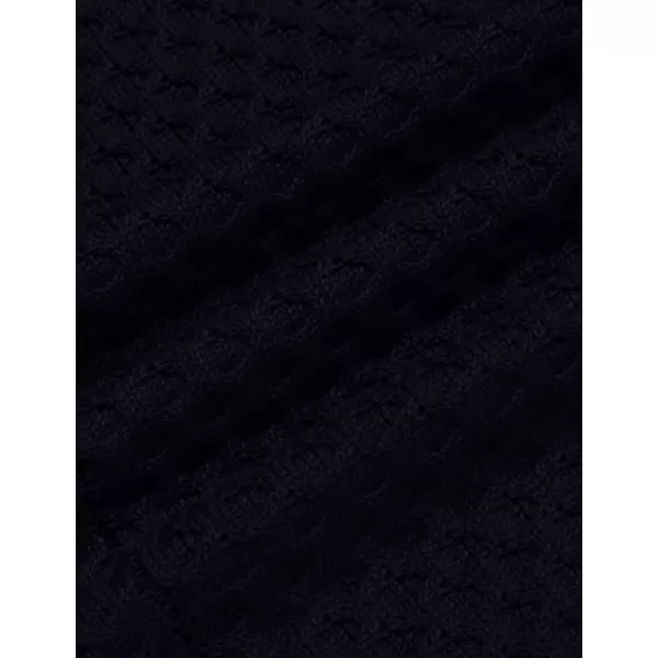 COOFANDY Men's Slim Fit Turtleneck Sweater Casual Knitted Twisted Pullover Solid Sweaters