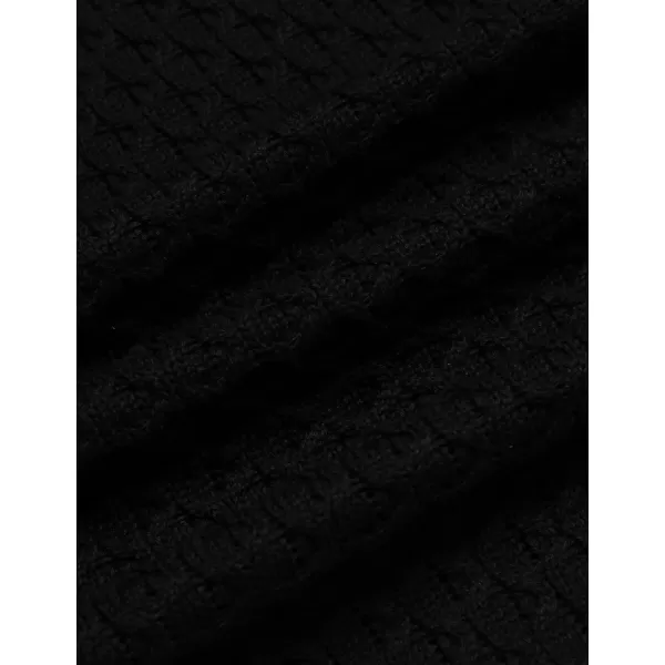 COOFANDY Men's Slim Fit Turtleneck Sweater Casual Knitted Twisted Pullover Solid Sweaters