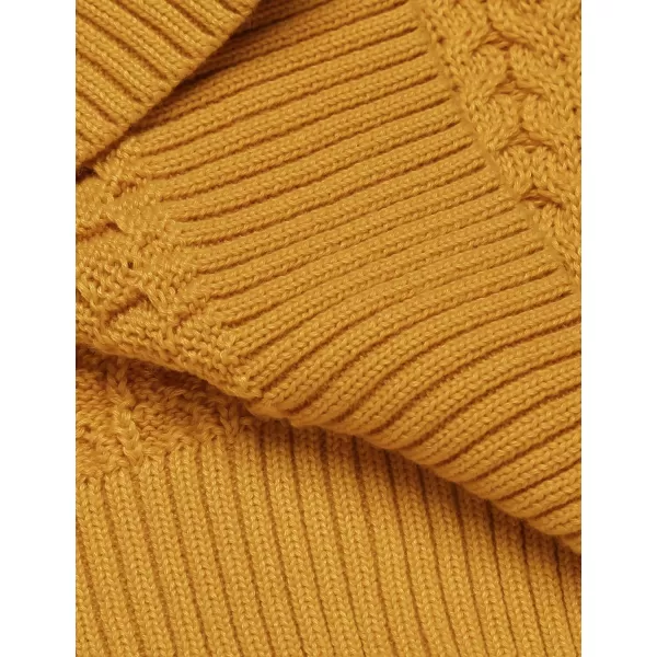 COOFANDY Men's Slim Fit Turtleneck Sweater Casual Knitted Twisted Pullover Solid Sweaters
