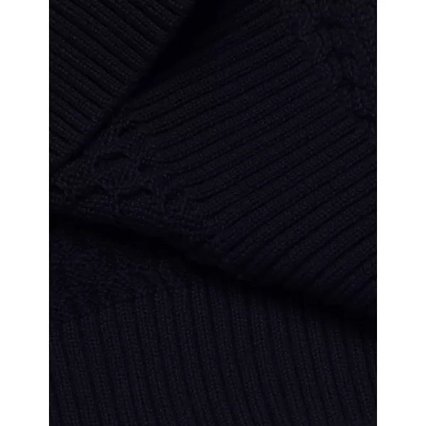 COOFANDY Men's Slim Fit Turtleneck Sweater Casual Knitted Twisted Pullover Solid Sweaters